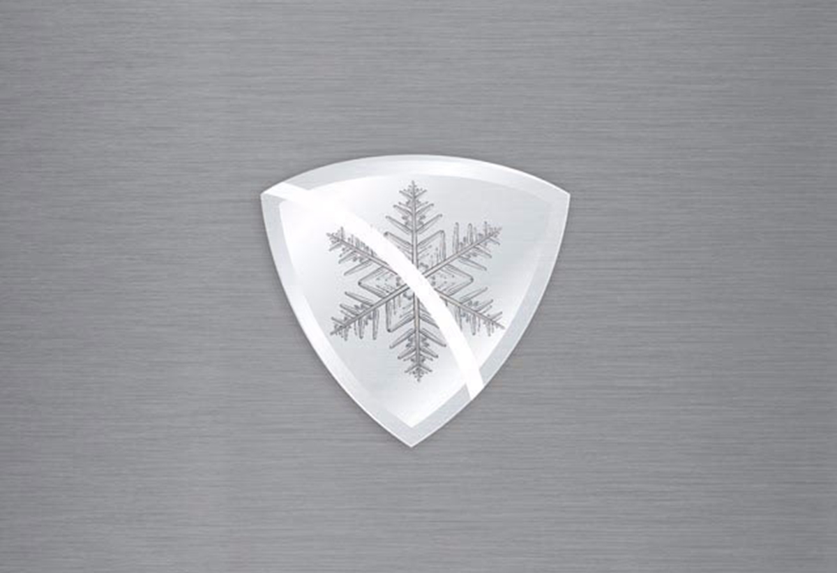 Απεικονίζεται εικονίδιο που δηλώνει ότι δε σχηματίζεται πάγος.